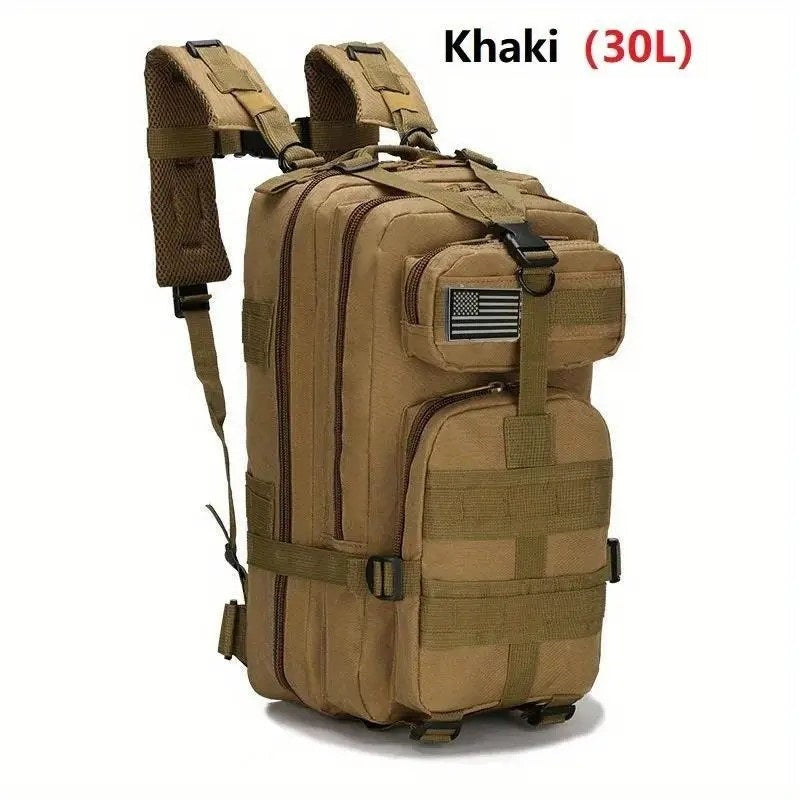 Tactical Crossbody Bag MOLLE System Waterproof + Gift 2 Patches and Carabiners, Customization