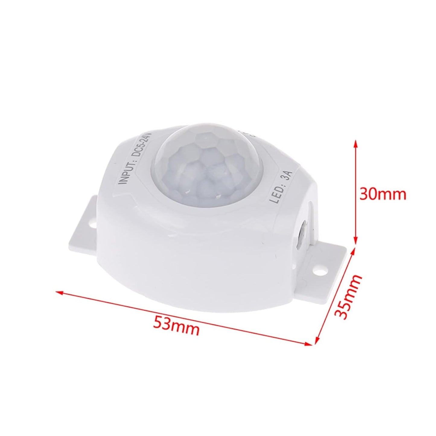 5м LED Лента със PIR Сензор за Движение – Автоматична Светлинa, Обхват 3м, 220V, IP65