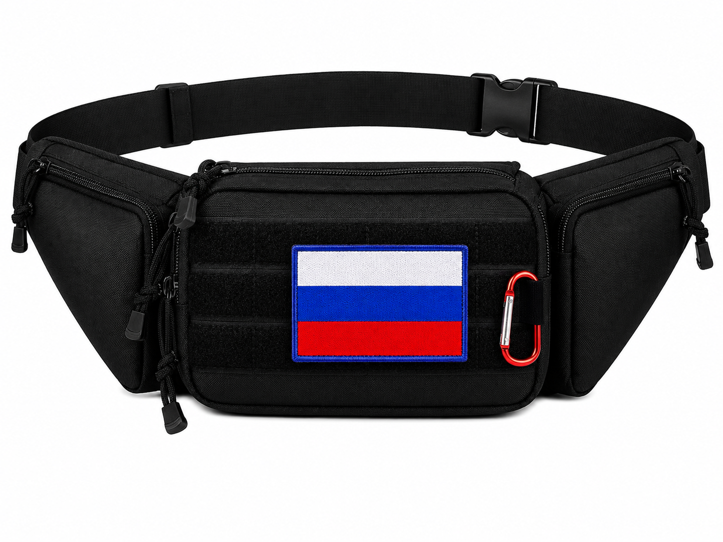 Тактическа Чанта за Кръста MOLLE Система Водоустойчива + Подарък Нашивка и Карабинер, Персонализиране